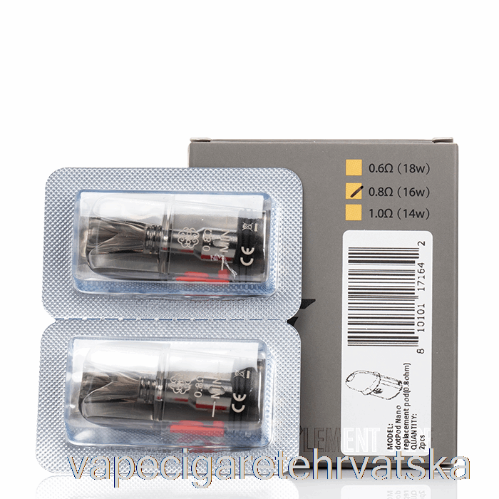 Vape Hrvatska Dotmod Dotpod Nano Replacement Pods 0.8ohm Pods